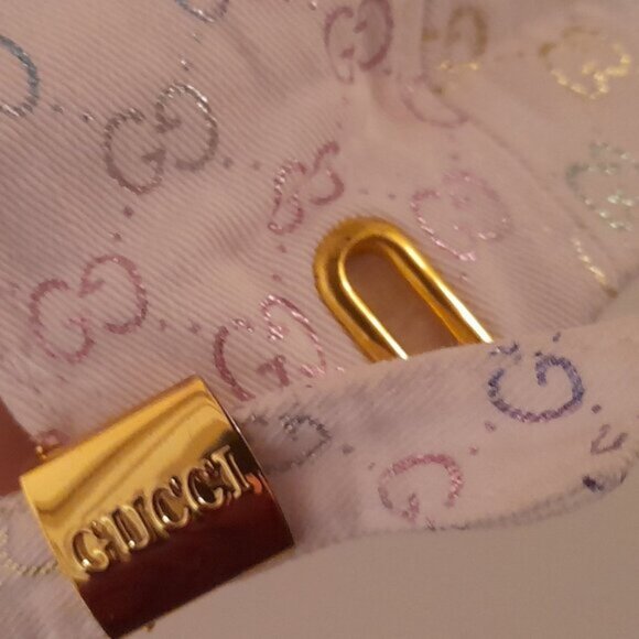 Authentic white Gucci monogram hat/cap. - Picture 11 of 11